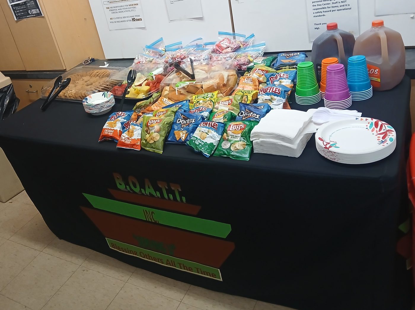 Taste of Independence — Refreshment Table